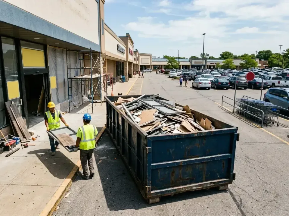 retail-store-renovation-debris-003 — frequently asked questions, Roll-off Dumpster Rentals in Glenpool, OK